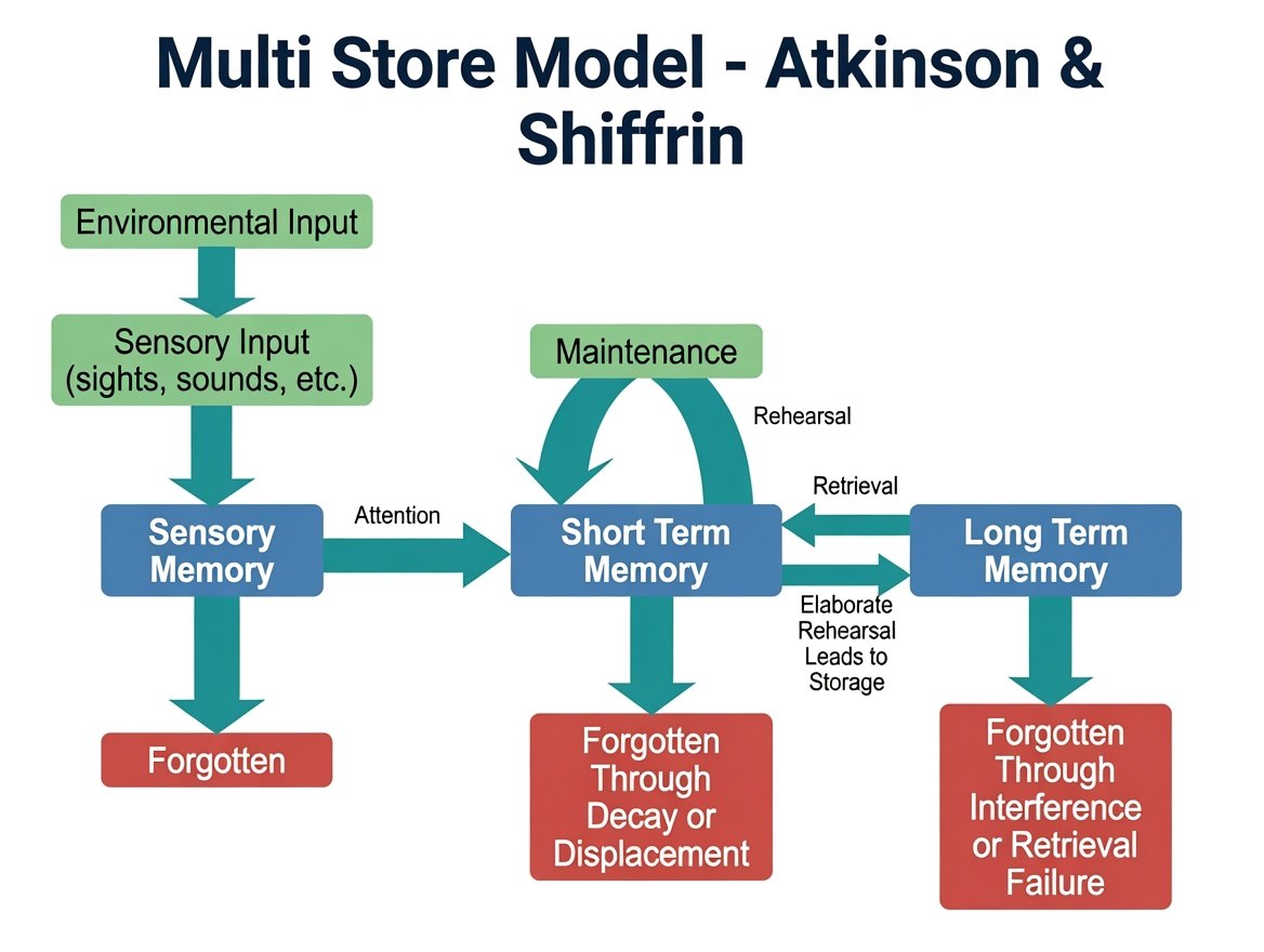 Atkinson-Shiffrin memory model