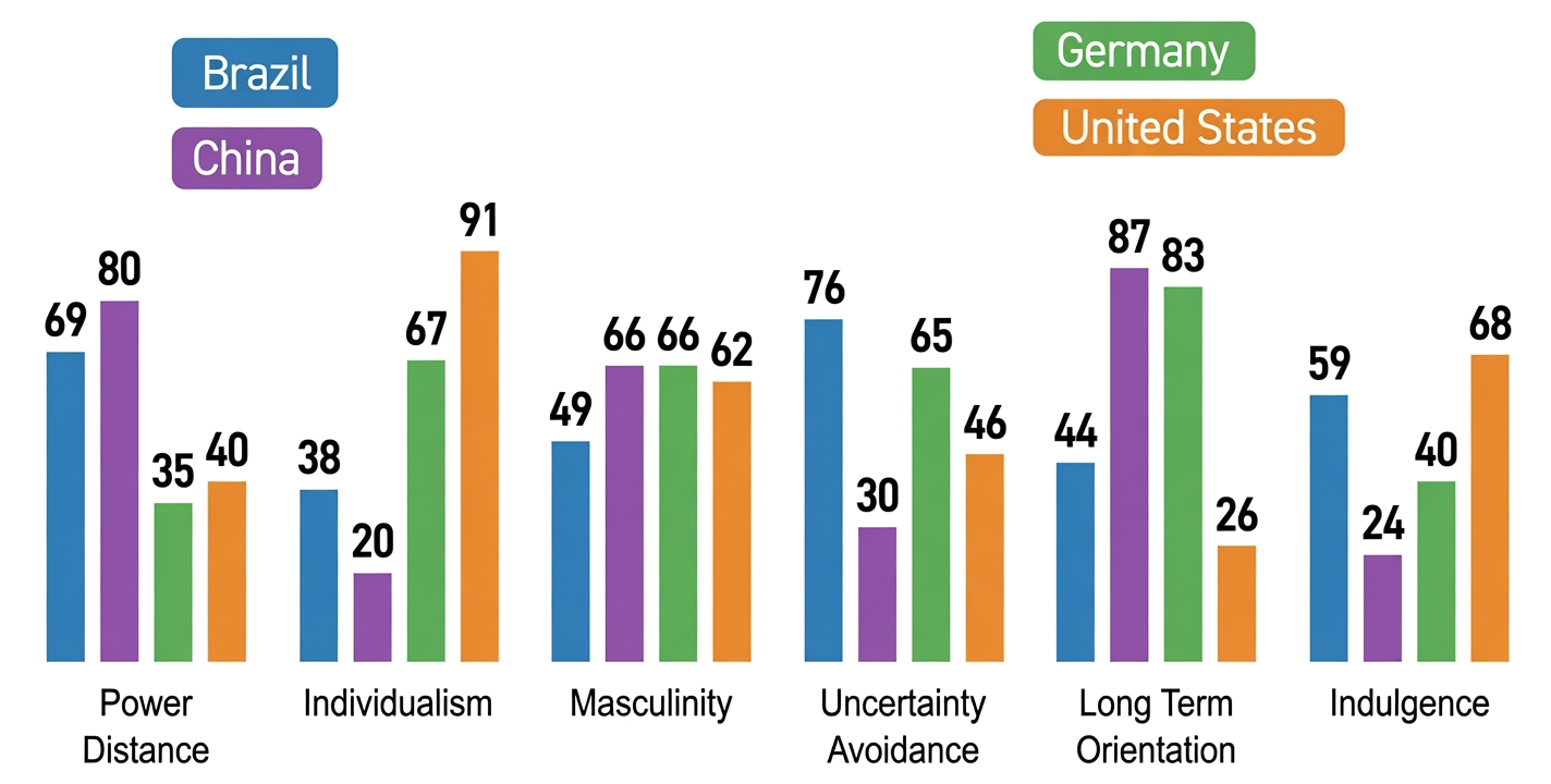 Hofstede cultural dimensions