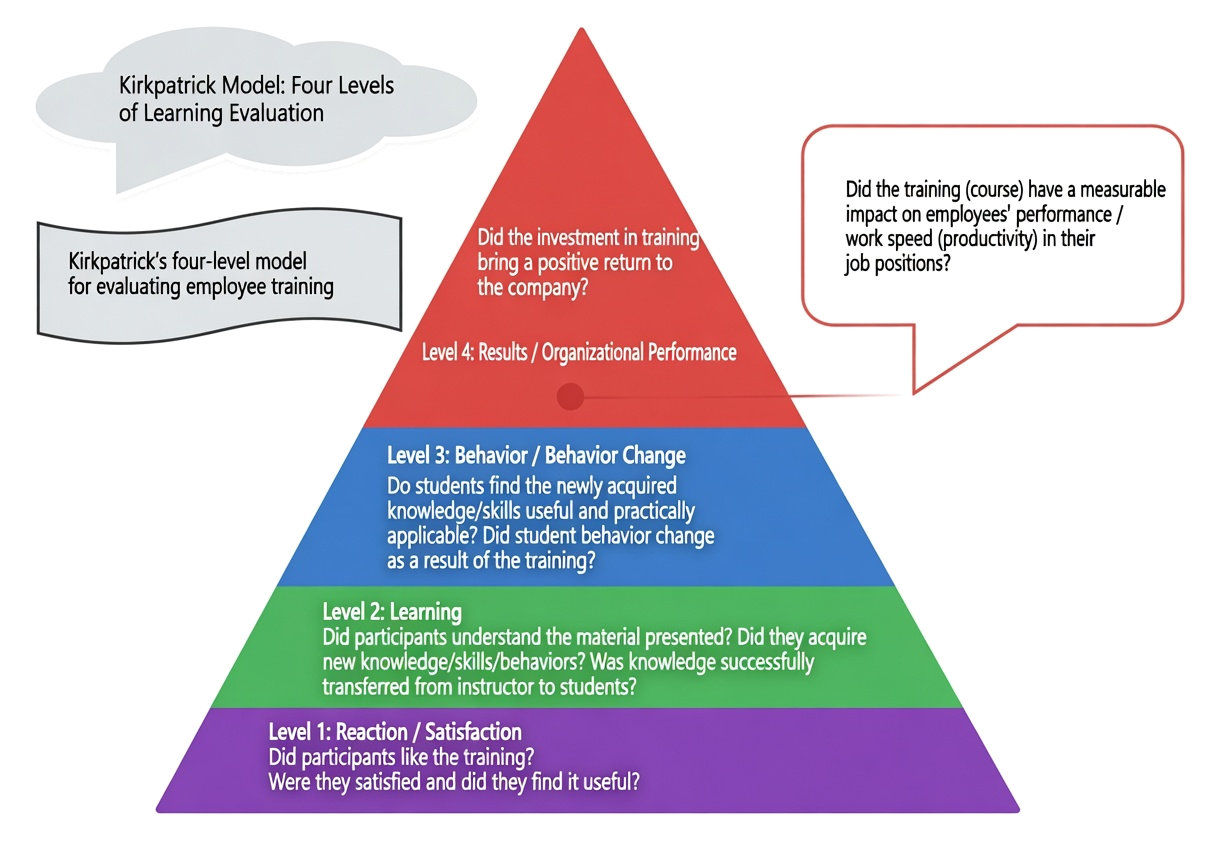 Kirkpatrick four levels of evaluation