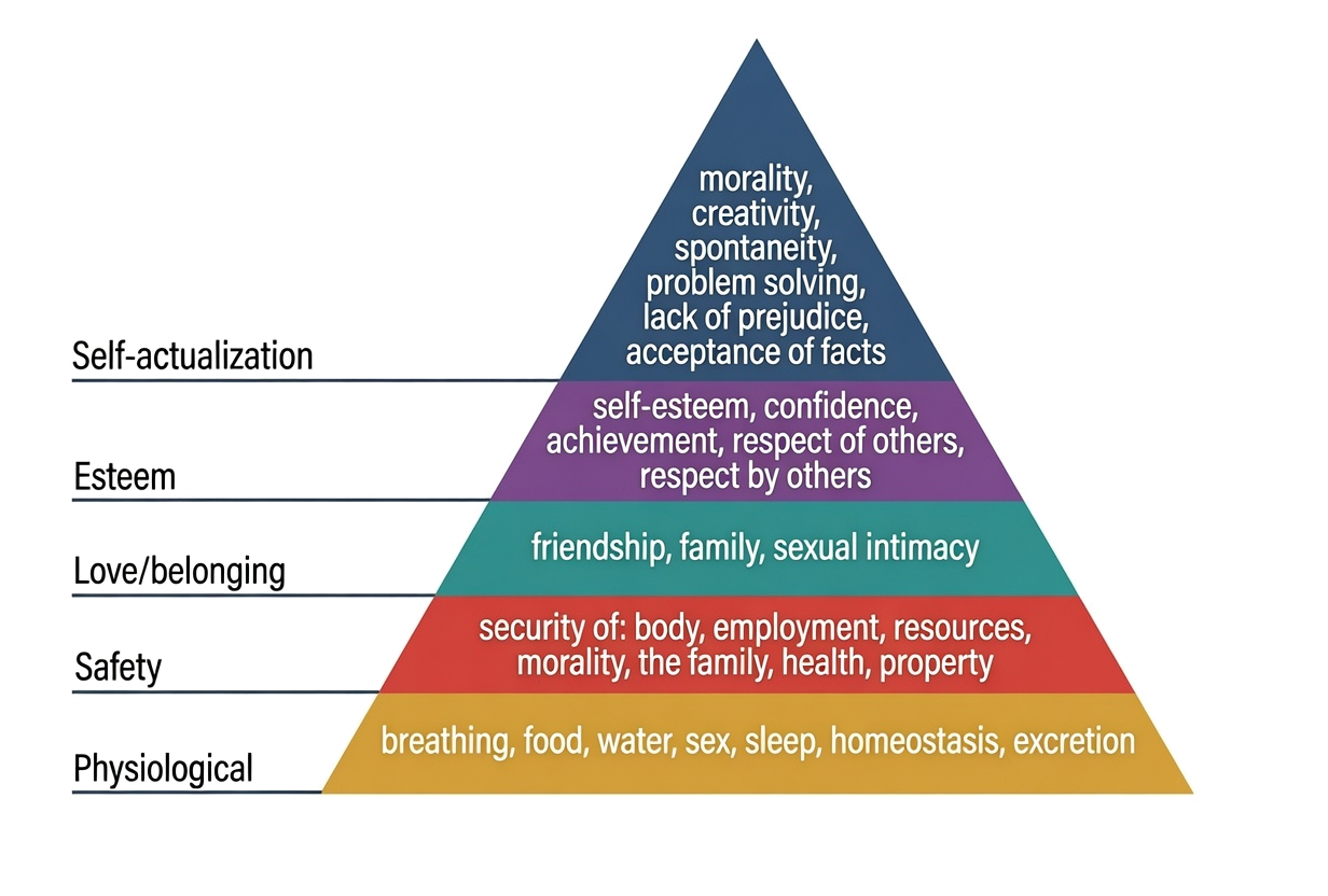 Maslows hierarchy of needs
