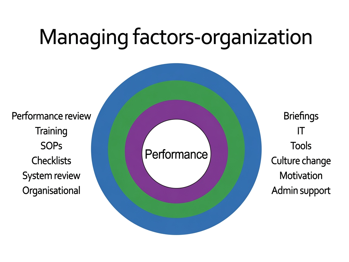 Performance influences - Managing factors organization