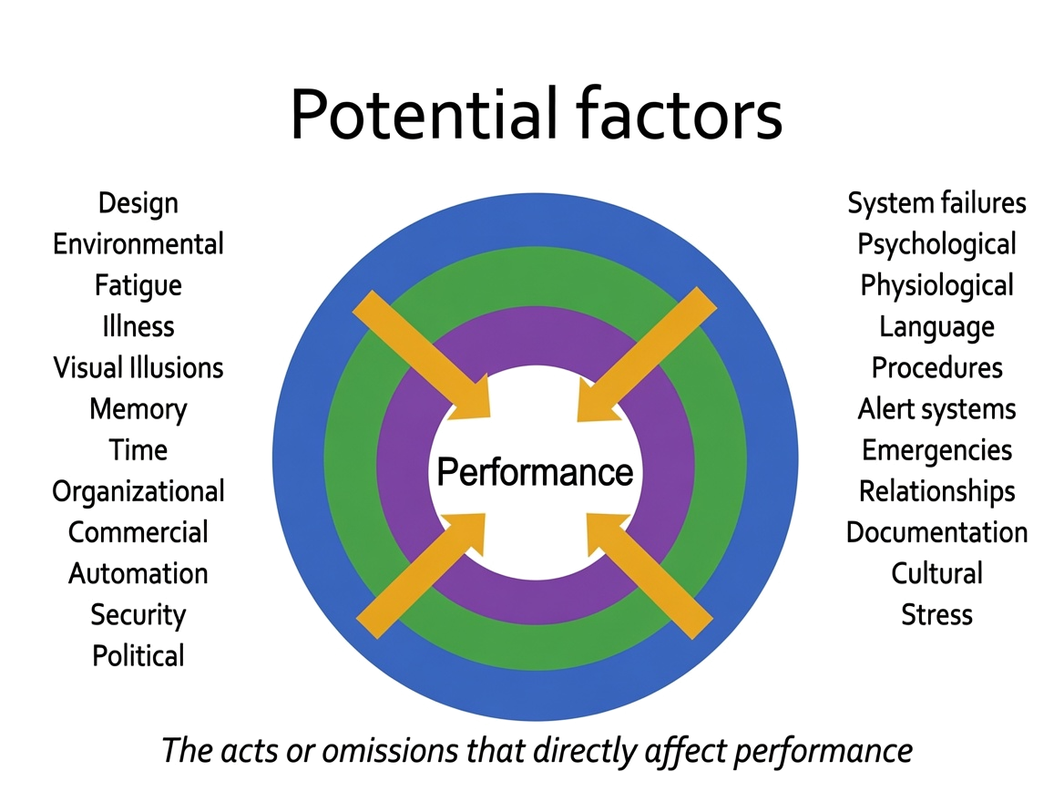 Performance influences - Potential factors